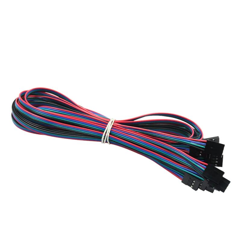 10pcs 70cm 2Pin 3Pin 4Pin Dupont Cable Female To Female Jumper Wire 3D Printer Stepper Motor Cable 3D Printer Parts